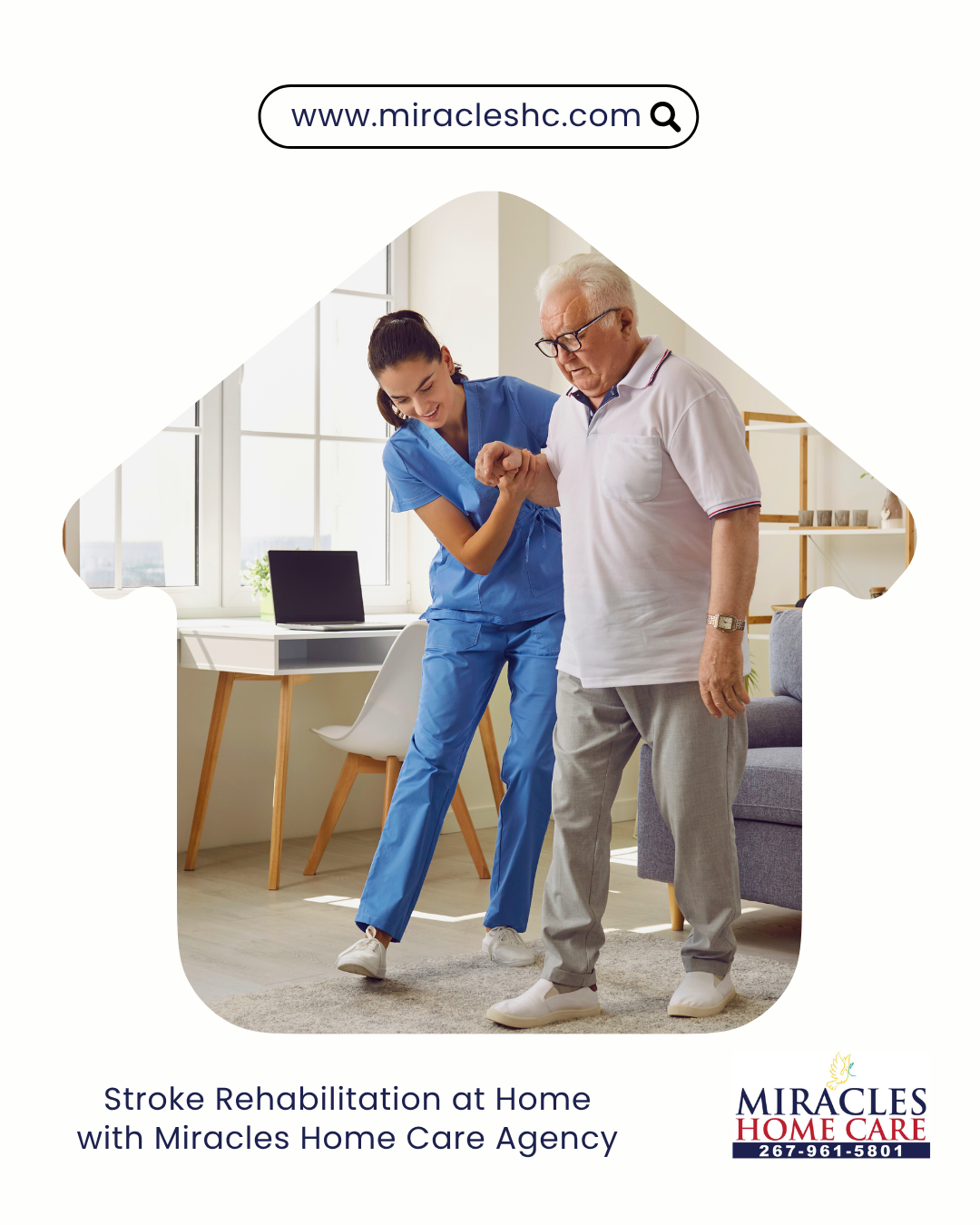Stroke Rehabilitation at Home with Miracles Home Care Agency