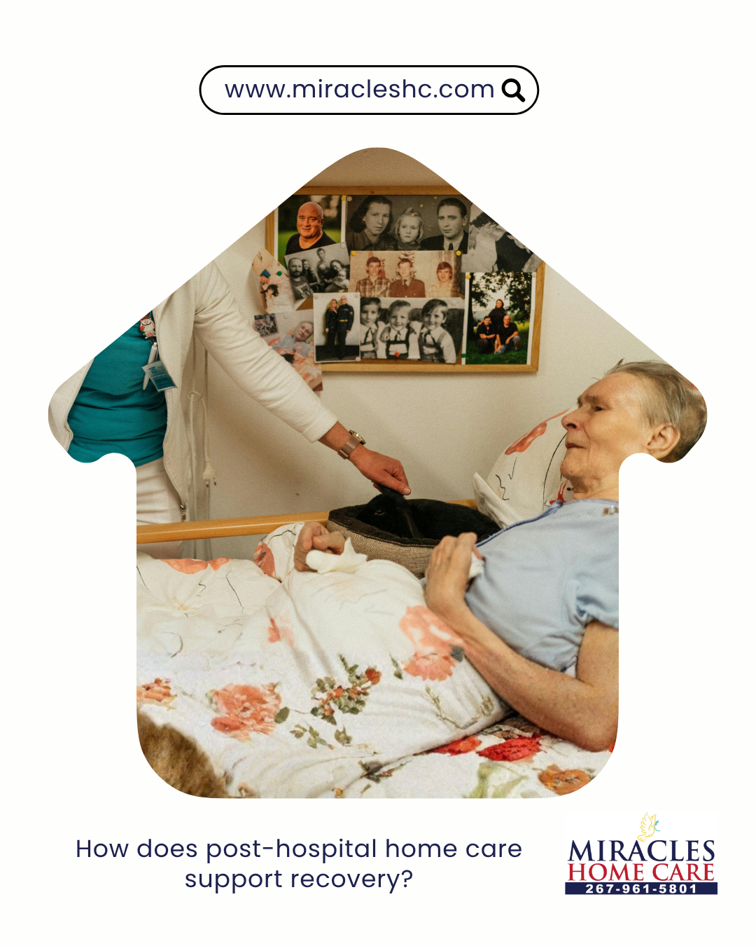How does post-hospital home care support recovery?