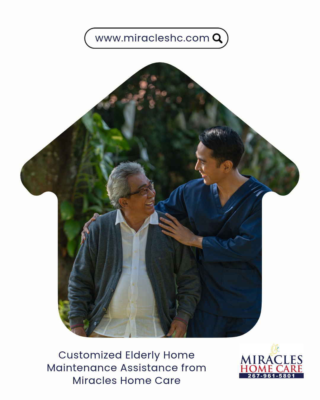 Customized Elderly Home Maintenance Assistance from Miracles Home Care
